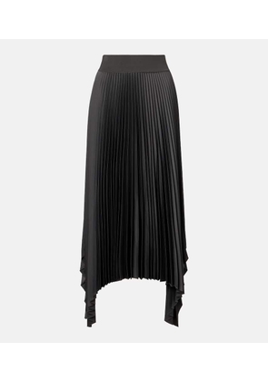 Joseph Ade asymmetric plisse midi skirt