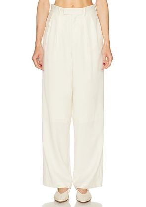 Aya Muse Norel Pant in Eggshell - Cream. Size L (also in S, M).