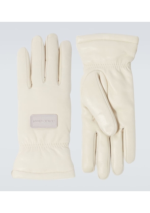 Giorgio Armani Cashmere-lined leather gloves