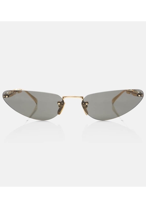 Gucci Faux pearl-embellished cat-eye sunglasses