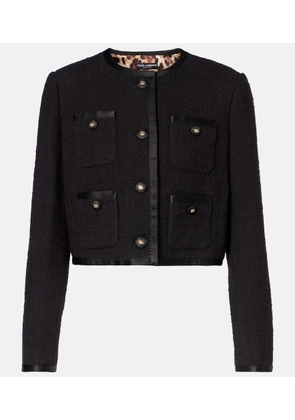 Dolce&Gabbana DG cotton-blend jacket
