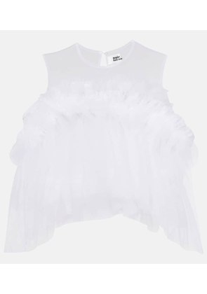 Noir Kei Ninomiya Ruffled tulle top