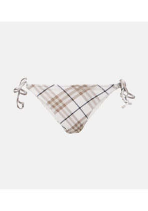 Burberry Burberry Check bikini bottoms