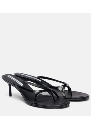 Acne Studios Beverly patent leather thong sandals