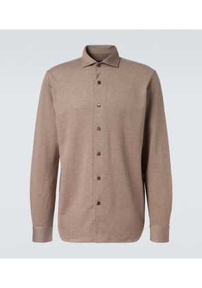 Brioni Cotton pique shirt