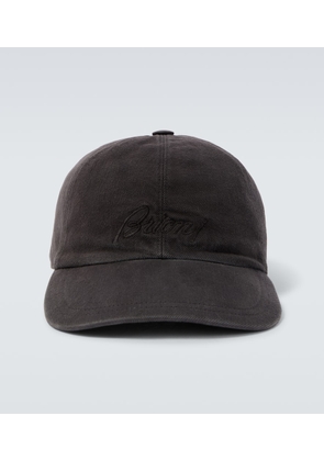 Brioni Cotton and cashmere baseball cap