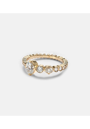 Sophie Bille Brahe Ensemble De Sky 18kt gold ring with diamonds