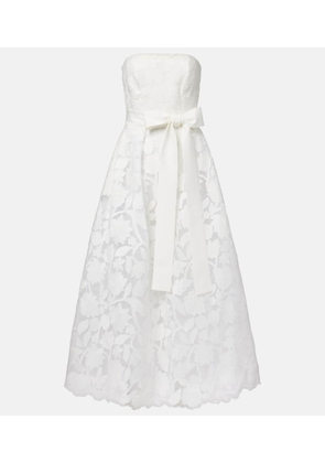 Elie Saab Embroidered tulle gown