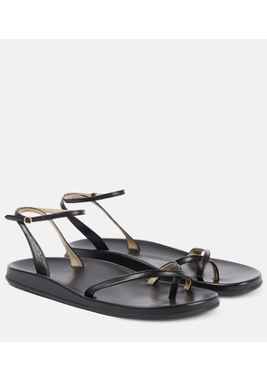 The Row Hugh leather sandals
