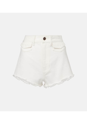 Chloe Distressed denim shorts