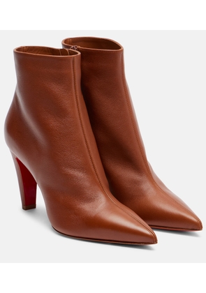 Christian Louboutin Vibella 85 leather ankle boots
