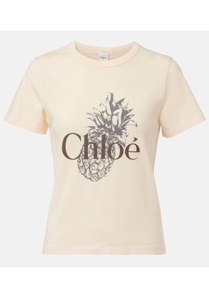 Chloe Logo cotton jersey T-shirt