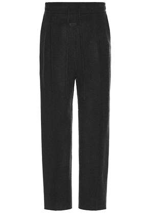 Fear of God Drawstring Wide Leg Pant in Charcoal - Charcoal. Size S (also in M).