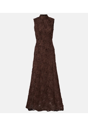 Rotate Crepe maxi dress