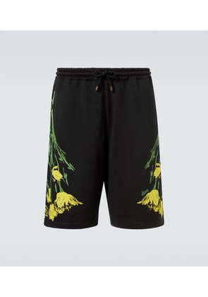 Loewe Floral cotton shorts