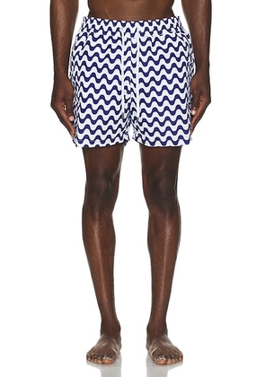 Frescobol Carioca Copacabana Sport Swim Shorts in Navy Blue - Blue. Size L (also in M, S, XL/1X).