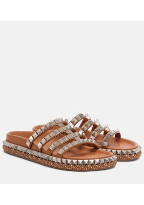 Christian Louboutin Pyra Hallulila studded leather slides