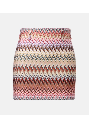 Missoni Zigzag lame miniskirt