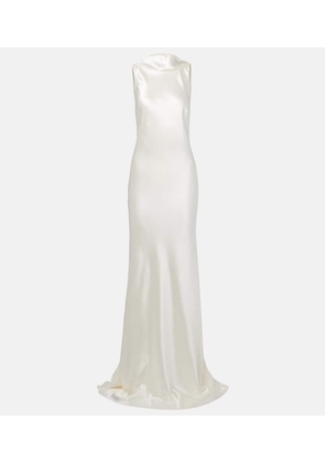 Danielle Frankel Bridal Arlo wool and silk gown