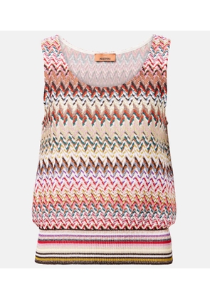 Missoni Zigzag lame top