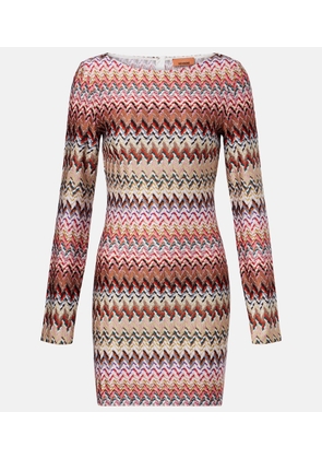 Missoni Zig Zag lame minidress