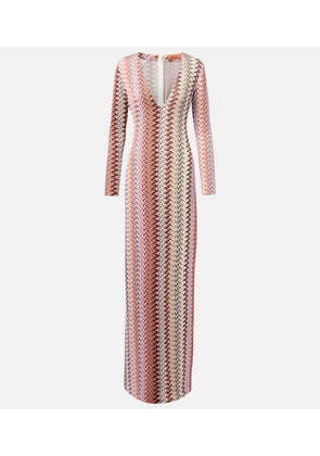 Missoni Zigzag lame gown