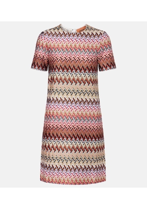 Missoni Zig Zag lame minidress