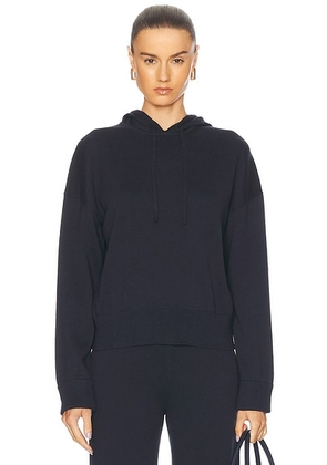 SIMKHAI Knit Hoodie in Midnight - Navy. Size L (also in XS).