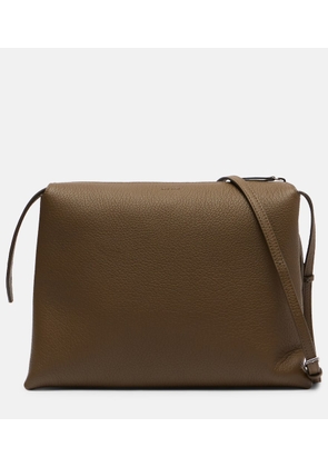 The Row Nu Twin Small leather shoulder bag