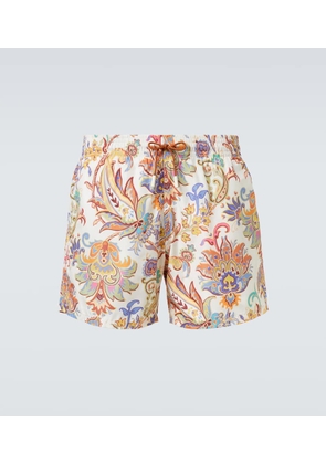 Etro Paisley swim trunks