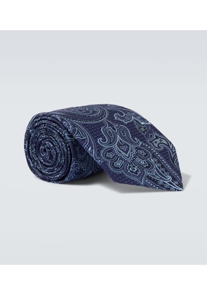 Etro Paisley silk jacquard tie