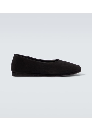 Saman Amel City suede slip-on shoes