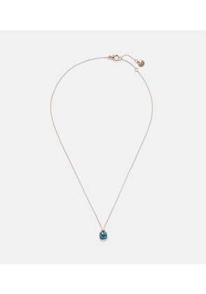 Pomellato Nudo Mini 18kt rose gold pendant necklace with topaz and diamonds