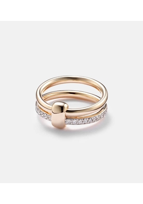 Pomellato Pomellato Together 18kt rose gold ring with diamonds