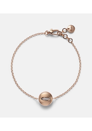 Pomellato Pom Pom Dot 18kt rose gold pendant bracelet with turquoise and diamonds