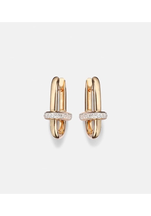 Pomellato Iconica 18kt rose gold earrings with diamonds