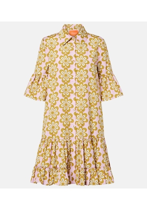 La DoubleJ Choux floral cotton poplin shirt dress