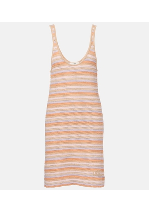 Chloe Knitted cotton minidress
