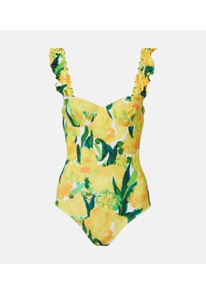 La DoubleJ Boop floral ruffled swimsuit