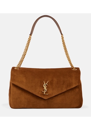 Saint Laurent Calypso Large suede shoulder bag