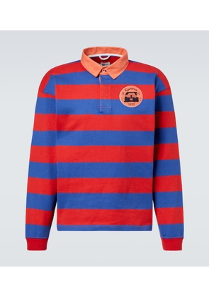 Bode Striped cotton polo shirt