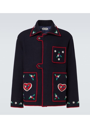 Bode Carroll embroidered wool jacket