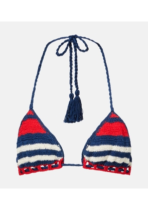 Anna Kosturova Gabrielle crochet cotton bikini top