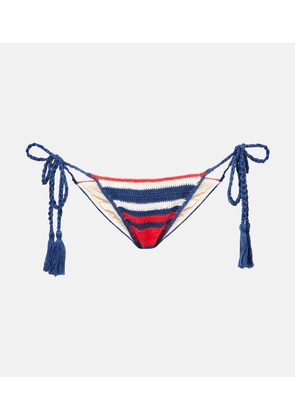Anna Kosturova Gabrielle crochet cotton bikini bottoms