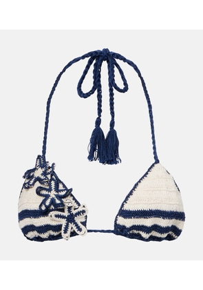 Anna Kosturova Gabrielle crochet cotton bikini top