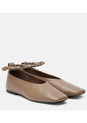 A.Emery Steele leather ballet flats