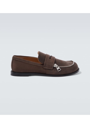 JW Anderson Suede penny loafers