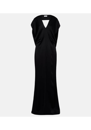 Stella McCartney Open-back satin maxi dress