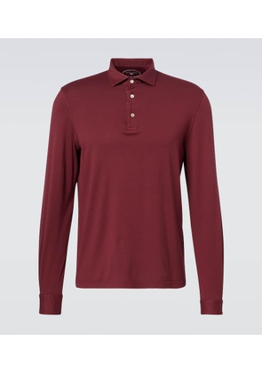 Fedeli Zero cotton jersey polo shirt