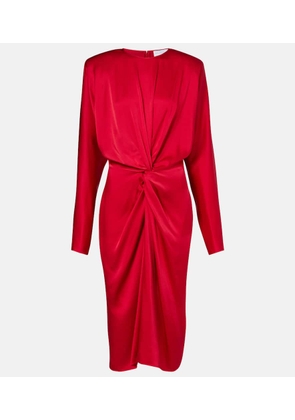Stella McCartney Twist satin midi dress